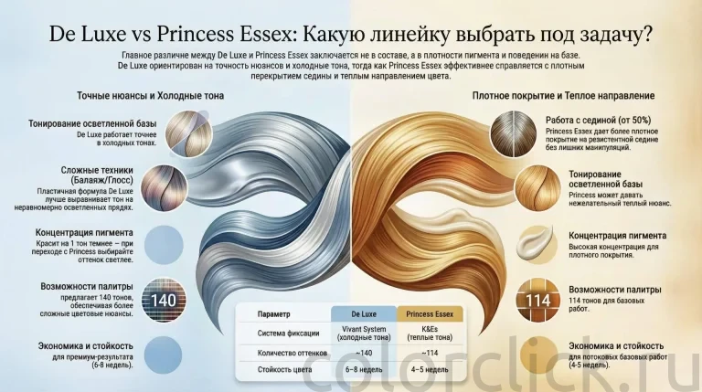 Estel De Luxe vs Princess Essex когда что выбрать для сложных окрашиваний