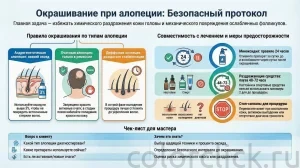 Окрашивание при алопеции: что можно, что нельзя
