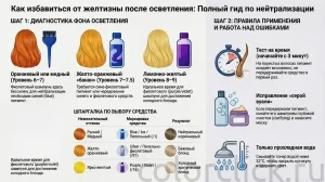 Как убрать желтизну после осветления: полный разбор