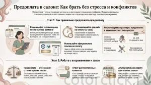 Предоплата в салоне, как брать скрипты и аргументы