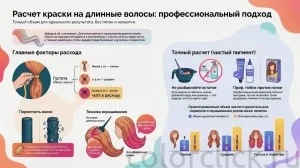 Сколько краски нужно на длинные волосы: считаем без таблиц