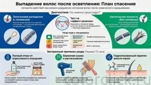 Выпадение волос после осветления: что делать в первые дни