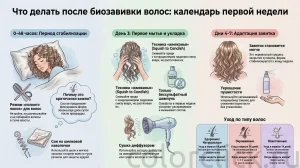 Что делать после биозавивки волос: календарь первой недели
