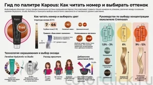 Kapous цвета красок: разбор линеек, нумерации и реального результата на разной базе