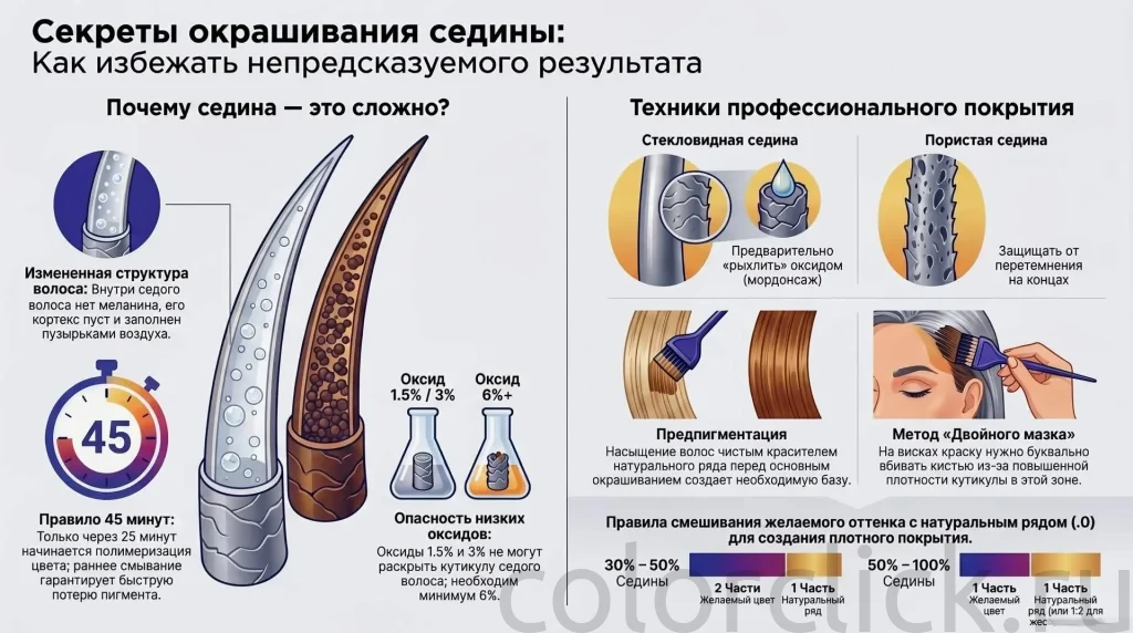 Краска на седине почему результат непредсказуем