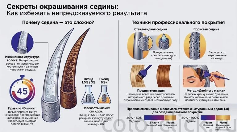 Краска на седине почему результат непредсказуем