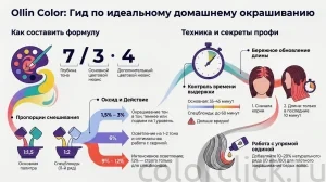 Перманентная краска Ollin Color: как выбрать тон и не ошибиться с оксидом