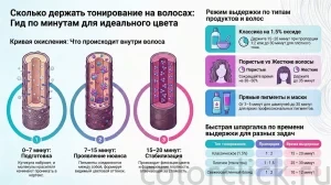 Сколько держать тонирование на волосах: расчет времени по типам красителей