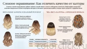 Сложные техники окрашивания волос: как отличить качественную работу от халтуры