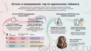Ботокс после окрашивания волос: можно ли делать процедуру сразу