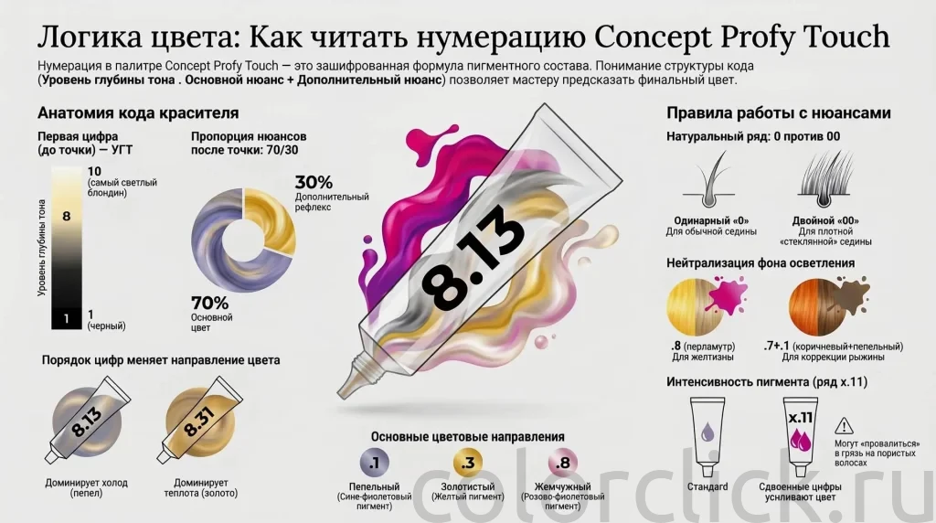 Нумерация Profy Touch Concept: что означают цифры и как читать нюансы