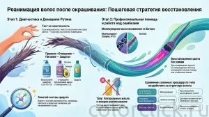3 стратегии восстановления волос после окрашивания — от домашнего ухода до салонных процедур
