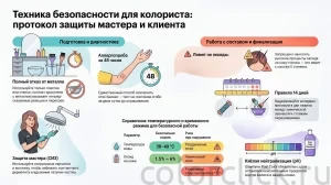Техника безопасности при окрашивании волос: протоколы для сложных случаев