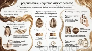 Техника окрашивания брондирование: как получить мягкий рельеф без эффекта мелирования