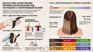 Правила осветления коричневых волос от натуральной базы до смывки косметического цвета