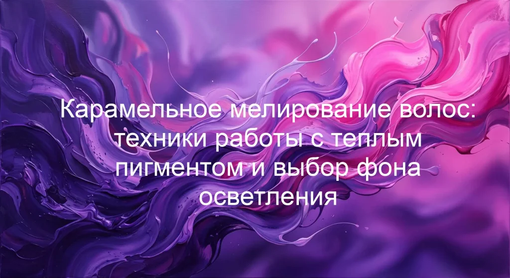 Карамельное мелирование волос: техники работы с теплым пигментом и выбор фона осветления