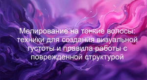 Мелирование на тонкие волосы: техники для создания визуальной густоты и правила работы с поврежденной структурой