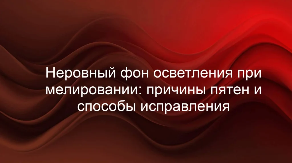 Неровный фон осветления при мелировании: причины пятен и способы исправления